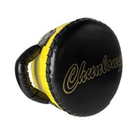 Magideal - Escudo De Boxeo, Herramienta De Entrenamiento De Boxeo, Equipo De Entrenamiento Con Mango, Almohadilla De Boxeo Redonda, Objetivo De Puñetazo Y Patada Amarillo