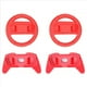 thumbnail image 1 of Volante de carreras para Switch 2 JoyCons - Kit de accesorios para mando de juego redondo - con 2 ruedas, 2 empuñaduras, material ABS, 1 of 7