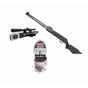 Alemana - Fusil Largo Poston Wf600 55 + Mira 4 X 20 + Lata 100 Postones 55 55 Mm