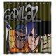 thumbnail image 1 of Cortina de ducha Gorillaz, juego de cortina de baño con ganchos, tamaño 66 x 72 pulgadas, 1 of 3