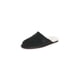 thumbnail image 1 of Slipper Scuff Para Hombre Piel De Plena Flor Color Negro Talla 11, 1 of 5