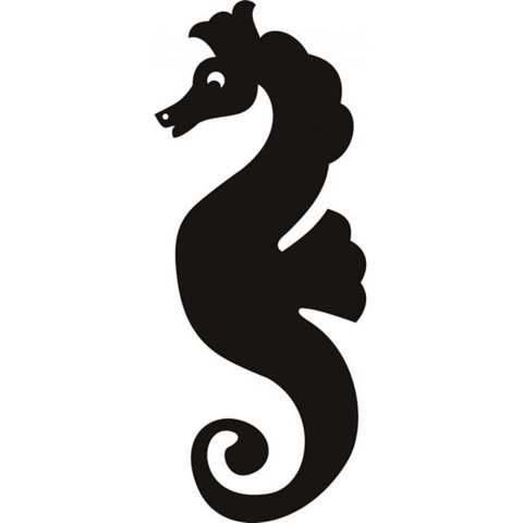 Rienda Libre Graphics - Decomural Seahorse Under The Sea Ws-18987