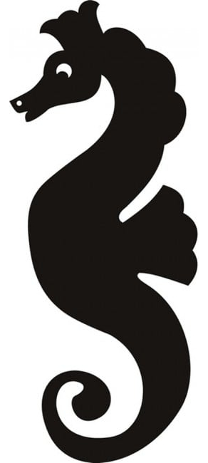 Rienda Libre Graphics - Decomural Seahorse Under The Sea Ws-18987