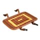thumbnail image 5 of Taburete Silla Cojín Bambú Para Silla De Montar Taburete Alto Cocina Mostrador Taburete A, 5 of 5