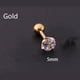 thumbnail image 1 of Gorgeous Crystal Inlaid Rhinestone Zircon Earrings - Stylish Stainless Steel Studs for Men, 1 of 5