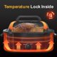 thumbnail image 3 of Horno Asador RoyalCraft 26 L Rojo con Tapa Auto‑Bañadora, 3 of 8