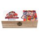 thumbnail image 1 of Mecánico Caja Organizadora de Madera Rústica - Caja Decorativa Multifuncional para Escritorio, Hogar, Oficina, Joyas y Manualidades, 1 of 6