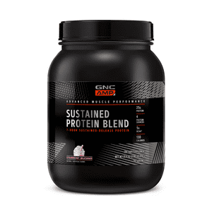 Gnc - Amp Sustained Protein Frutilla Milkshake, 28 Servidas
