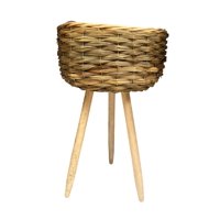 Oem - Macetero De Mimbre Porta Maceta Rustica Rattan
