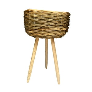Oem - Macetero De Mimbre Porta Maceta Rustica Rattan
