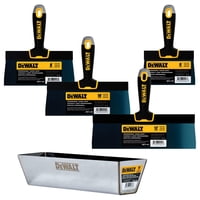 Dewalt - Juego De Cuchillos Para Encintar Y Cazoletas Blue Steel Con Empuñadura Suave