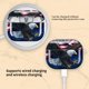 thumbnail image 5 of Funda AirPod Pro 3 KLCDORF a prueba de golpes con bandera de EE. UU., 5 of 6
