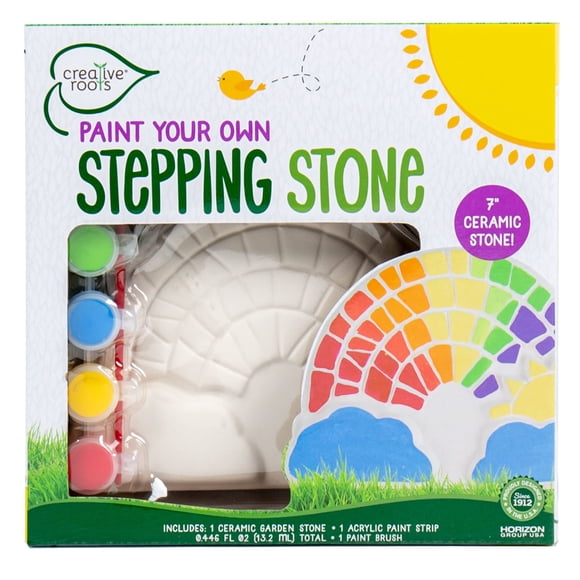 Kit de manualidades Creative Roots para pintar tu propio peldaño con forma de arcoíris
