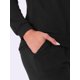 thumbnail image 5 of INSPIRE CHIC Conjunto de Pijama de Punto con Estampado de Estrellas para Mujer Regreso a Clases Suave Manga Larga Cuello Redondo Top y Pantalones Jogger Ropa de Dormir con Bolsillos XL Negro, 5 of 5