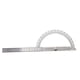 thumbnail image 3 of Regla De Protractor Angular Escala Resistente Para Arquitectos Maquinista 0-180 Grados, 3 of 5
