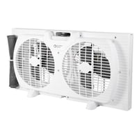 Ventilador De Ventana Comfort Zone Cz319Wt2, 23 Cm, 3 Velocidades, Blanco