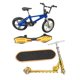 thumbnail image 1 of Mini Juego De Juguetes Para Dedos Patinetas Bicicletas Para Dedos Scooter Tiny Swing Board A, 1 of 5