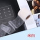 thumbnail image 1 of Cinta Suxumhao Tul con Brillo Blanco Hueso 1 Rollo, 1 of 4
