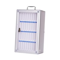 Magideal - Gabinete De Almacenamiento Para Teléfono, Almacenamiento Para Teléfonos Inteligentes, Estable, Para Aulas Y Oficinas, Tarjeta De Bolsillo Con Cerradur 36 Ranuras