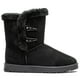 thumbnail image 1 of Bota Mujer Negro Felpu Chancleta, 1 of 4