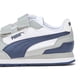 thumbnail image 4 of Zapatos Puma ST Runner unisex para niños con gancho y lazo, gris y azul marino, 4 of 4