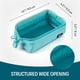 thumbnail image 4 of Estuche ZIPIT 19 × 11 × 8 cm Turquesa de apertura amplia, 4 of 8