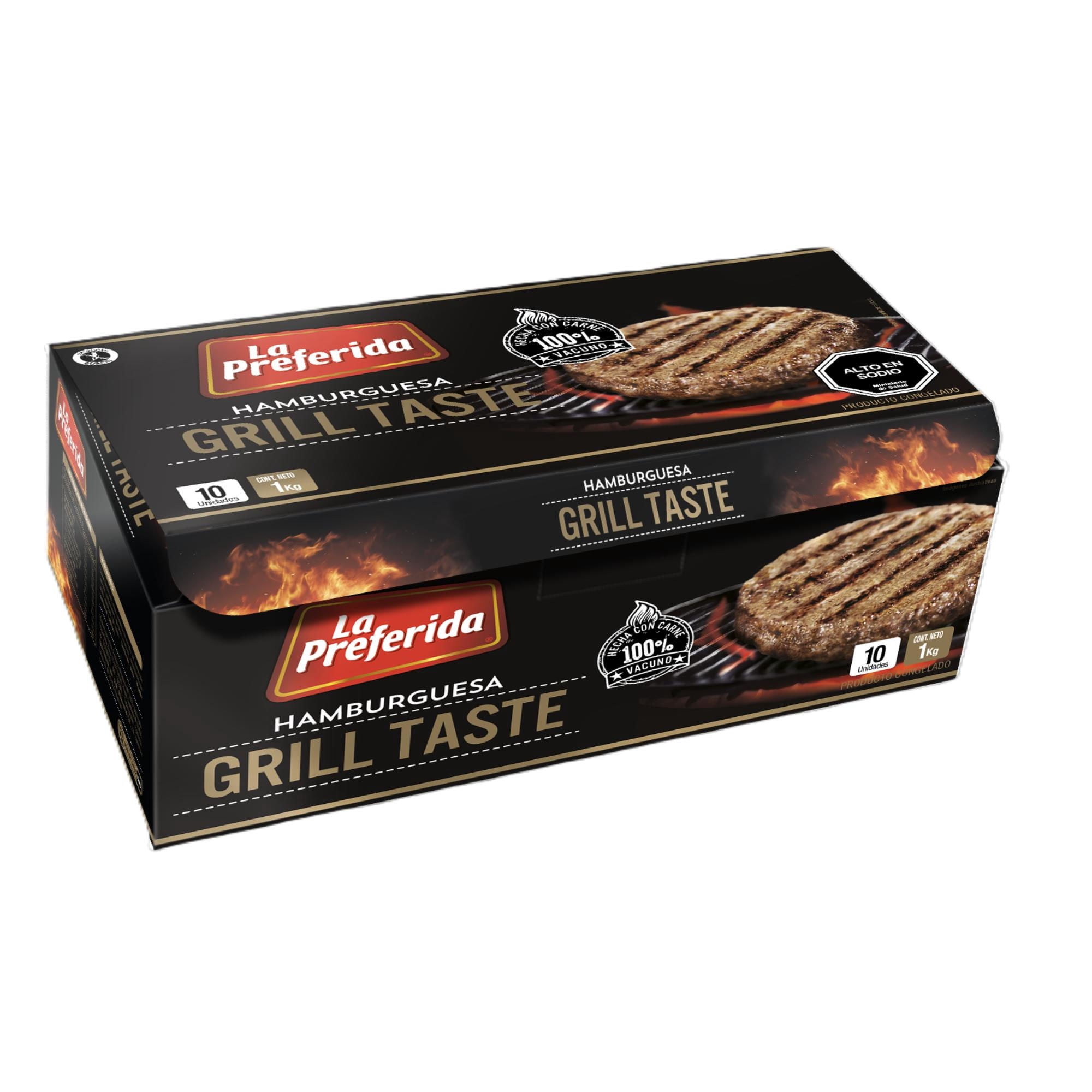 Hamburguesa Grill Taste 1 kg La Preferida