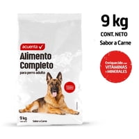 Alimento Seco Perro Adulto Carne Bolsa 9 Kg Acuenta