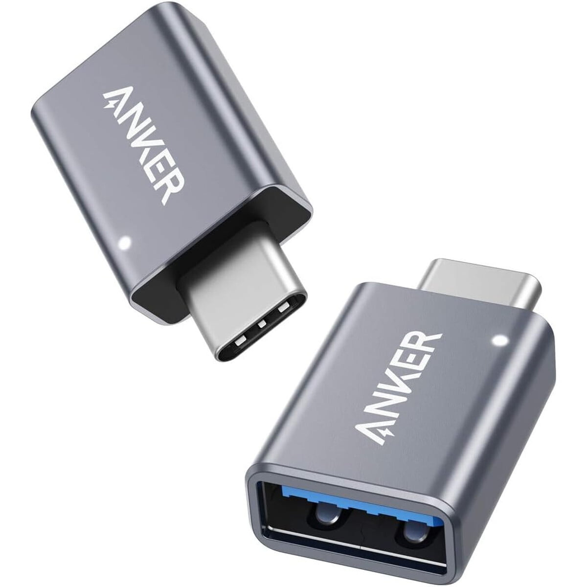 Adaptador Usb C A Usb 3.0 Anker 2 Unidades Space Gray