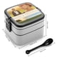 thumbnail image 2 of Orgullo y Prejuicio Fiambrera de Doble Capa, Contenedor de Almuerzo Portátil Apilable, Almacenamiento de Alimentos Hermético a Prueba de Fugas, 1000ml, 2 of 6