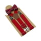 thumbnail image 3 of Conjunto De Tirantes Y Pajarita Para Ni?os, Tirantes Para Pantalones Infantiles, Ideal Para Disfraces Formales, Color Rojo., 3 of 5