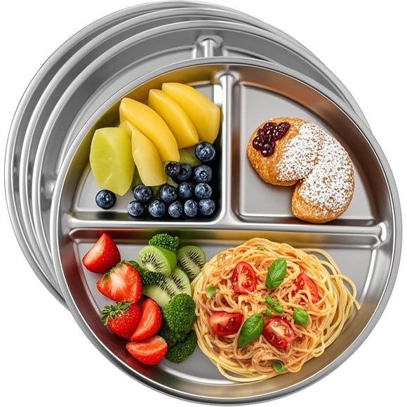 Platos infantiles JUYUANFENGGOU de acero inoxidable 304