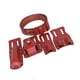 thumbnail image 5 of Heavy Duty Tool Belt Loop 5 en un Cinturón de Herramientas Ajustable Y Bolsas Adecuado para Electricistas de Agua Decorador Almacenamiento de Tr , Rojo marrón, 5 of 5