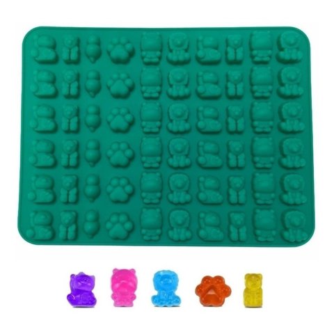 Genérico - Molde Silicona Moldes Silicona Reposteria Animalitos