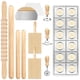 thumbnail image 1 of Set de herramientas para hacer pasta MACIFECI de 12 piezas de madera y aleación, 1 of 7