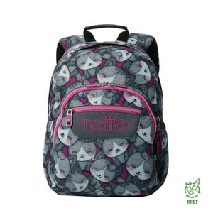 Tottto - Mochila Escolar Para Niña Notebook 13"" Gommas