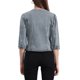 thumbnail image 3 of Chaquetas de Jean de Mezclilla Recortadas sin Cuello de Manga 3/4 para Mujer INSPIRE CHIC Gris Humo L, 3 of 6