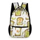 thumbnail image 1 of Pan Tostado Mochila Escolar para Niños y Niñas, Mochila Infantil de Alta Calidad Ligera, Grande y Duradera 43x15x32cm, 1 of 6