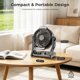 thumbnail image 4 of Ventilador portátil de camping ZAFRO 10000 mAh recargable con temporizador de 8 h – negro, 4 of 6