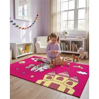 Mylhogar - Alfombra Area De Juegos Para Niños De 120X160Cm