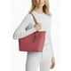 thumbnail image 2 of Cartera Michael Kors Womens Charlotte Large Saffiano Leather TopZip Tote Bag, 2 of 3