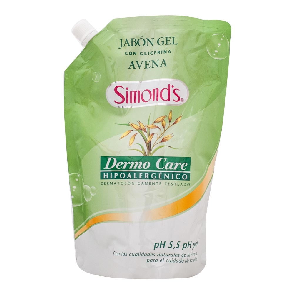 Simond’S - Jabón Gel Con Glicerina Avena Doypack