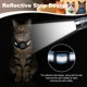 thumbnail image 4 of Collar de Rastreo para Gatos Uxcell, 8.7"-13.4" Collar Reflectante de Rastreo para Gatos con Cierre de Seguridad, Soporte de Cuero para Rastreador y Campana, (1 Pza, Negro), 4 of 7