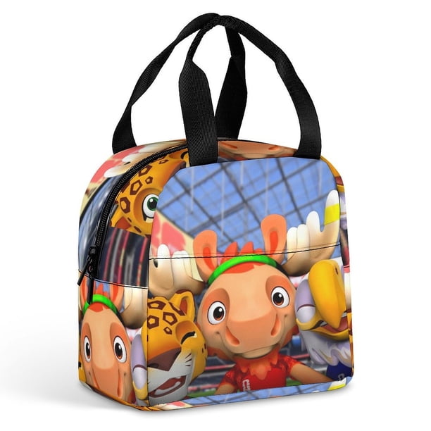 Maple Bolsa Térmica Portátil con Forro de Aluminio Grueso, Bolsa Térmica Impermeable y Hermética para Trabajo, Escuela y Picnic, Nevera Portátil para Entrega de Comida para Adultos y Niños 22*20*13cm