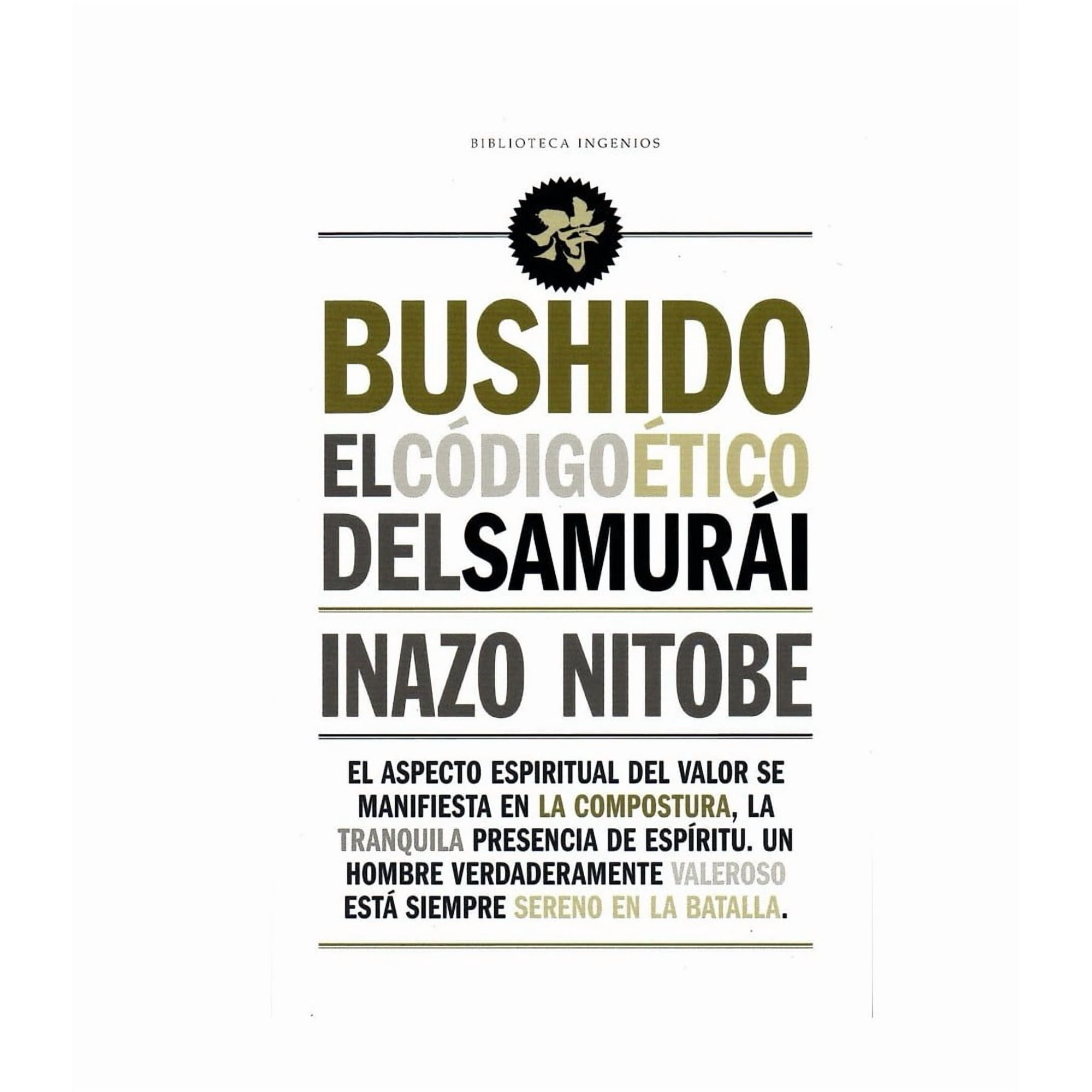 Biblok - Bushido. El Código Ético Del Samurái