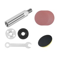 Magideal - Varilla De De Extensión Multifunción, Adaptador De Conector De Eje De Extensión De Orificio De Rosca M10 Para Kit De Accesorios De Amoladora Estilo D