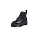 thumbnail image 1 of Botas Dr. Martens de napa negra fresada para mujer, talla 8, 1 of 6