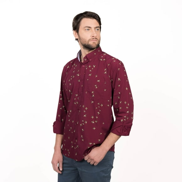 Camisa Trevira Estampada Regular Fit