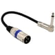 thumbnail image 2 of Cable Adaptador De Audio Mono De 6,35 Mm Macho A XLR Macho De 0,2 M, Plateado, 2 of 3