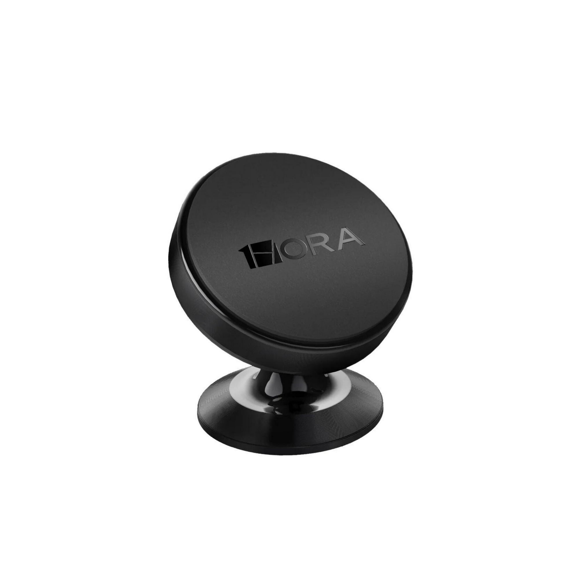 1hora - Soporte Celular Auto Porta Magnético Fijo Adherible Negro